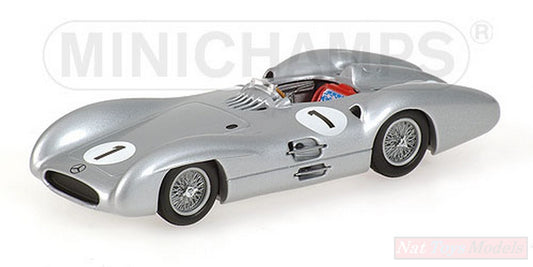 MODELLINO IN SCALA COMPATIBILE CON MERCEDES W 196 N.1 M.FANGIO 54 1:43 MINICHAMPS PM432543001