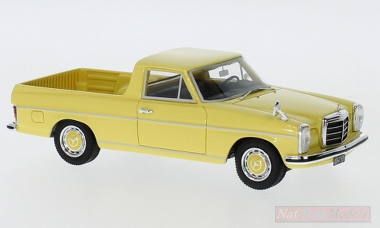 MODELLINO IN SCALA COMPATIBILE CON MERCEDES W115 PICK-UP ARGENTINA 1974 LIGHT YELLOW 1:43 NEO SCALE MODELS NEO47335