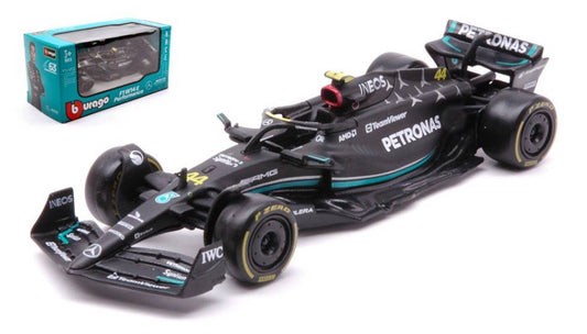 SCALE MODEL COMPATIBLE WITH MERCEDES W14 N.44 2023 LEWIS HAMILTON 1:43 BURAGO BU38080H