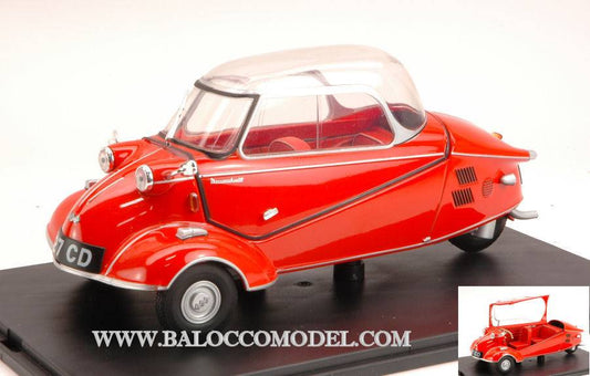 SCALE MODEL COMPATIBLE WITH MESSERSCHMITT KR200 1955 RED 1:18 OXFORD OXF18MBC001