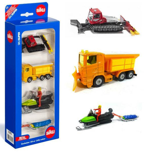 SCALE MODEL COMPATIBLE WITH WINTER VEHICLES 3 PIECES SIKU SK6290 DIE CAST