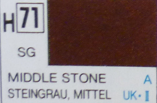 COLORI MODELLISMO MIDDLE STONE SEMI-GLOSS ml 10 Pz.6 GUNZE GU0071