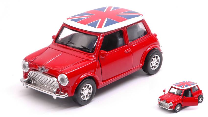 MODELLINO IN SCALA COMPATIBILE CON MINI COOPER 1959 RED 1:32 NEW RAY NY50613C 241220
