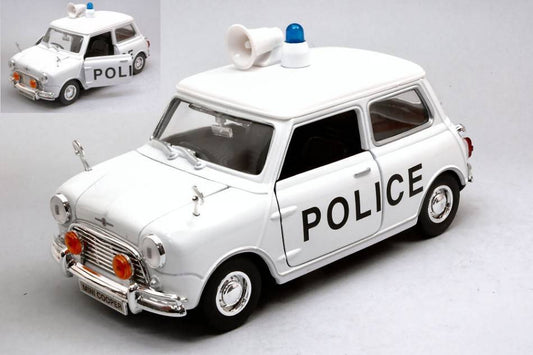 SCALE MODEL COMPATIBLE WITH MINI COOPER CLASSIC UK POLICE 1:18 MOTORMAX MTM79742
