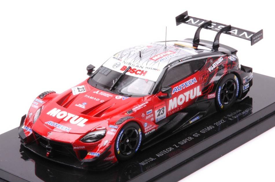 SCALE MODEL COMPATIBLE WITH MOTUL AUTECH Z N.23 SUPER GT500 2022 T.MATSUDA-R.QUINTARELLI 1:43 EBBRO EB45811