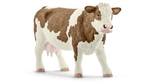SCALE MODEL COMPATIBLE WITH RED PEBBLE COW
 SCHLEICH SCH13801 MODEL