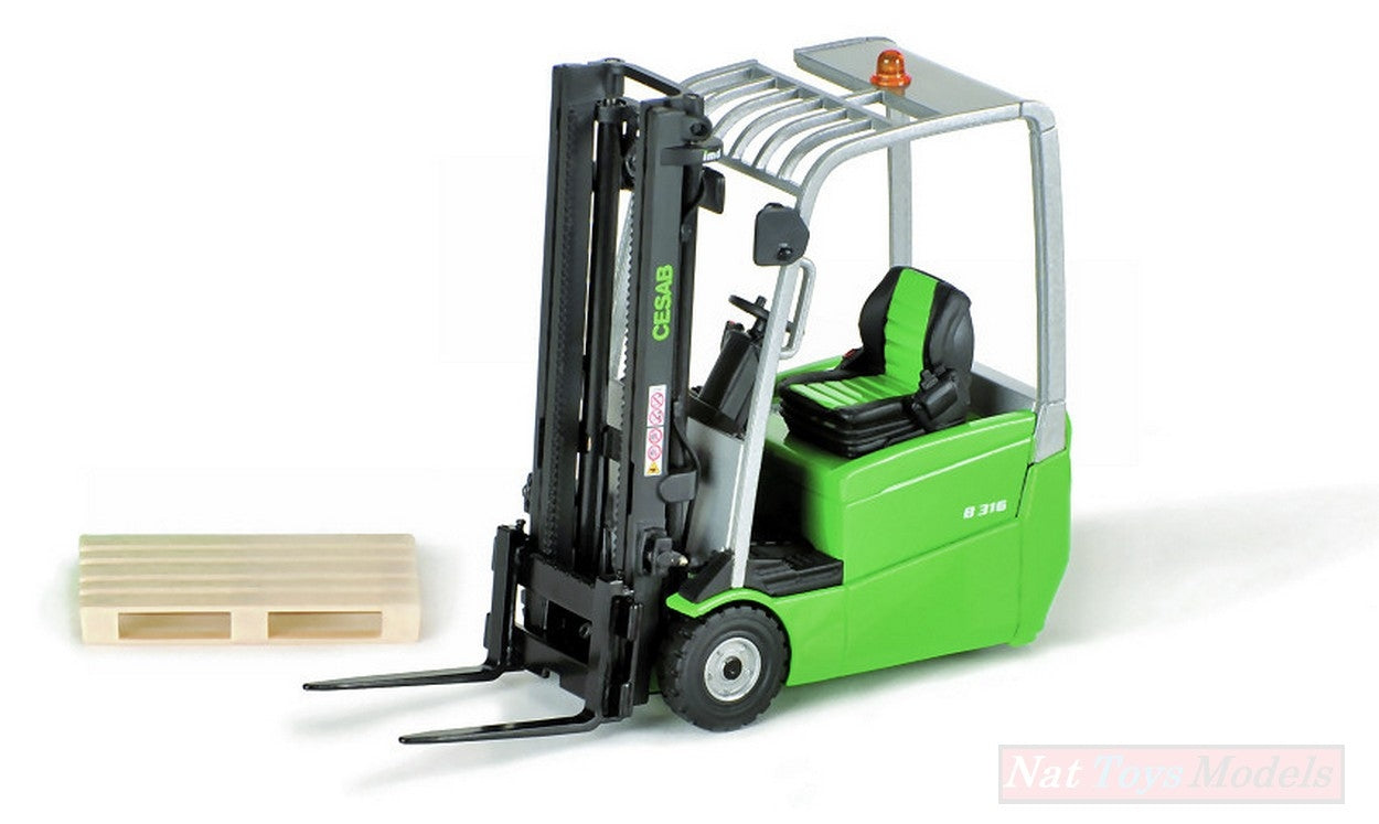 MODELLINO IN SCALA COMPATIBILE CON MULETTO B 316 CESAB BRANDED FORKLIFT 1:23 ROS RS00145