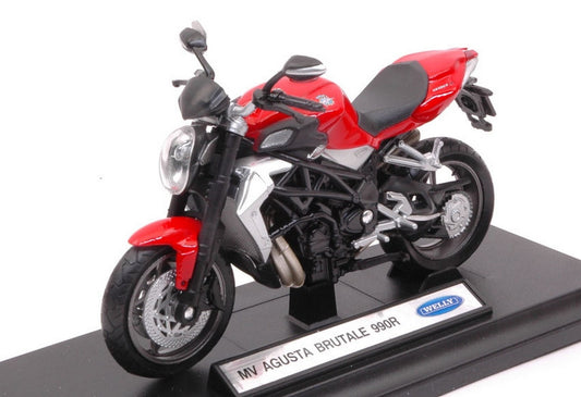 MODÈLE RÉDUIT COMPATIBLE AVEC MV AGUSTA BRUTALE 990R 1:18 WELLY WE38511A