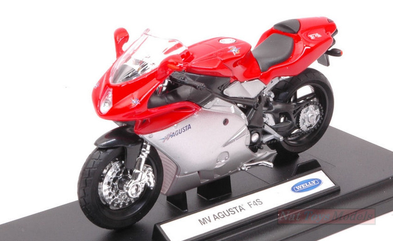 SCALE MODEL COMPATIBLE WITH MV AGUSTA F4S 1:18 WELLY WE38511F