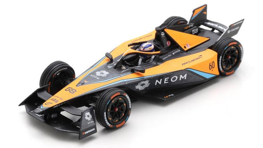 SCALE MODEL COMPATIBLE WITH NEOM MC LAREN N.58 3rd DIRIYAH E PRIX 2023 RENE RAST 1:43 SPARK MODEL S6766