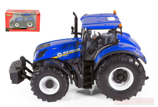 MODELLINO IN SCALA COMPATIBILE CON NEW HOLLAND T7.315 TRACTOR 1:32 BRITAINS LC43149