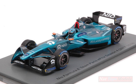 SCALE MODEL COMPATIBLE WITH NIO N.68 PARIS FORMULA E (2017-2018) MA QING HUA 1:43 SPARK MODEL S5943