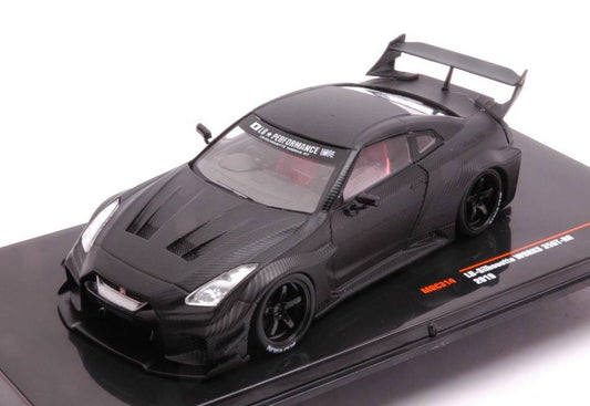 MODELLINO IN SCALA COMPATIBILE CON NISSAN 35GT-RR LB-SILHOUETTE WORKS GT 2019 BLACK 1:43 IXO MODEL MOC314