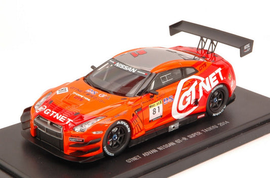 MODELLINO IN SCALA COMPATIBILE CON NISSAN GT-R GTNET ADVAN N.81 SUPER TAIKYU 2014 1:43 EBBRO EB45314