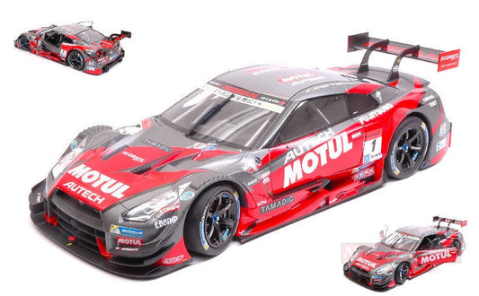 SCALE MODEL COMPATIBLE WITH NISSAN GT-R N.1 2nd OKAYAMA SUPER GT500 2015 MATSUDA-QUINTARELLI 1:18 EBBRO EB81022
