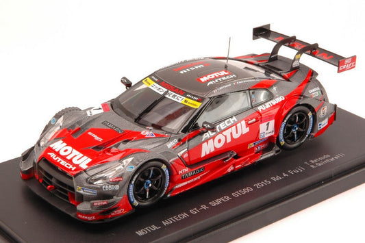 MODELLINO IN SCALA COMPATIBILE CON NISSAN GT-R N.1 4th Rd.4 FUJI 2015 S.GT500 T.MATSUDA-R.QUINTARELLI 1:43 EBBRO EB45277