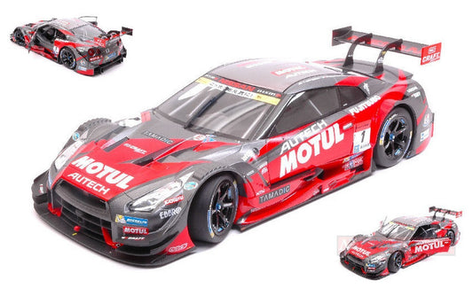 SCALE MODEL COMPATIBLE WITH NISSAN GT-R N.1 CHAMPION SUPER GT500 2015 T.MATSUDA-R.QUINTARELLI 1:18 EBBRO EB81041