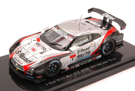 MODELE REDUIT COMPATIBLE AVEC NISSAN GT-R N.1 SUPER GT500 2012 MASATAKA-RONNIE 1:43 EBBRO EB44852
