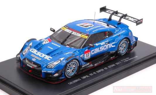 SCALE MODEL COMPATIBLE WITH NISSAN GT-R N.12 5th FUJI SUPER GT500 2017 H.YASUDA-J.MARDENBOROUGH 1:43 EBBRO EB45511
