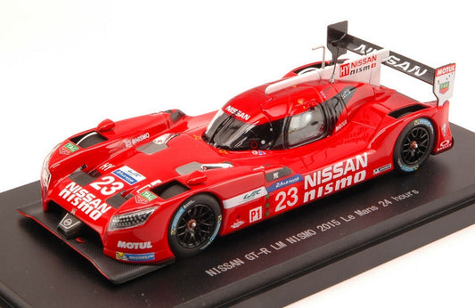 MODELLINO IN SCALA COMPATIBILE CON NISSAN GT-R N.23 DNF LM 2015 PLA-MARDENBOROUGH-CHILTON 1:43 EBBRO EB45256