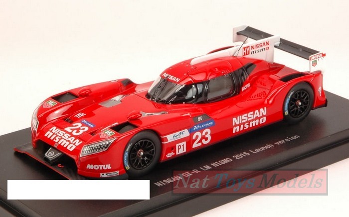 MODELLINO IN SCALA COMPATIBILE CON NISSAN GT-R N.23 LM NISMO 2015 LAUNCH VERSION 1:43 EBBRO EB45250