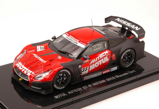MODELLINO IN SCALA COMPATIBILE CON NISSAN GT-R N.23 SGT500 2012 OKAYAMA TEST 1:43 EBBRO EB44763