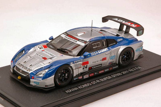 SCALE MODEL COMPATIBLE WITH NISSAN GT-R N.24 FUJI 2011 1:43 EBBRO EB44543
