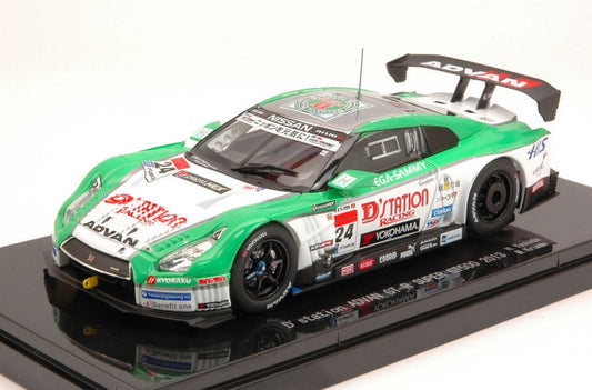 MODÈLE RÉDUIT COMPATIBLE AVEC NISSAN GT-R N.24 SUPER GT500 2013 H.YASUDA-M.KRUMM 1:43 EBBRO EB44913