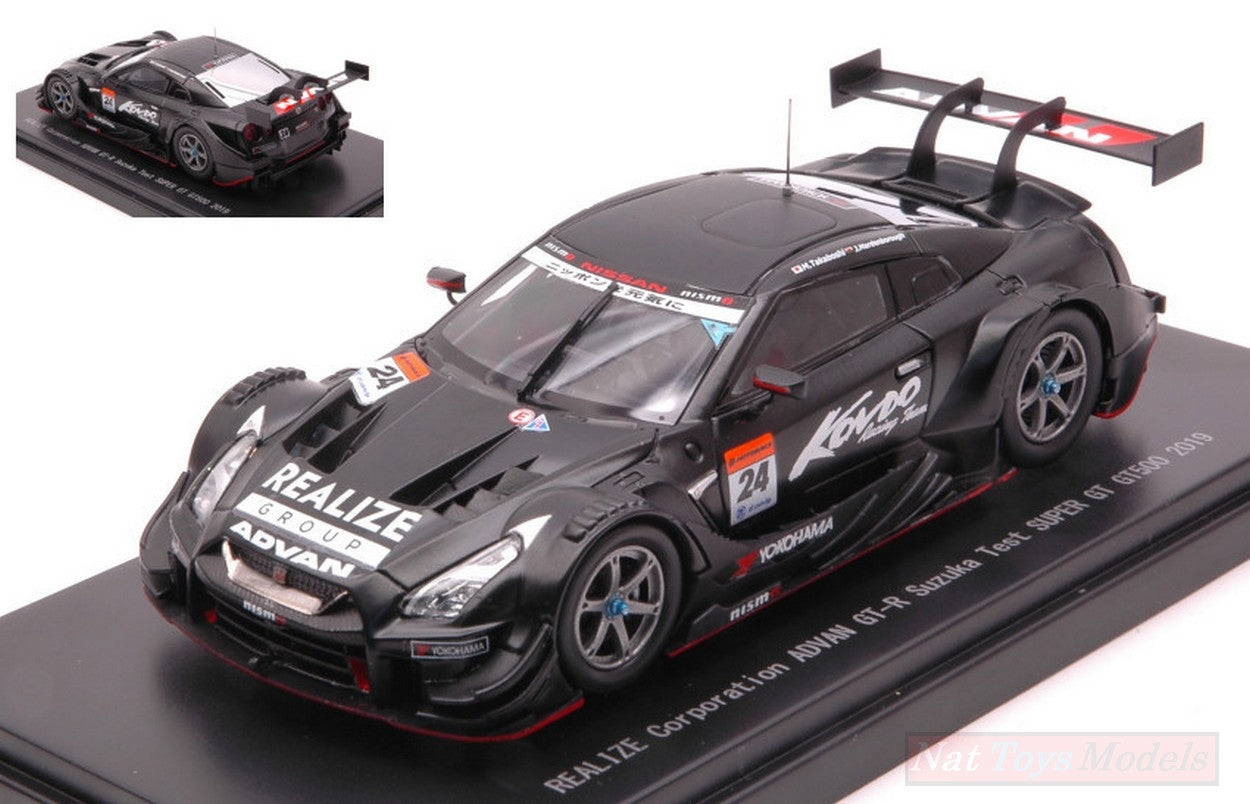 SCALE MODEL COMPATIBLE WITH NISSAN GT-R N.24 SUZUKA TEST SUPER GT500 2019 1:43 EBBRO EB45713