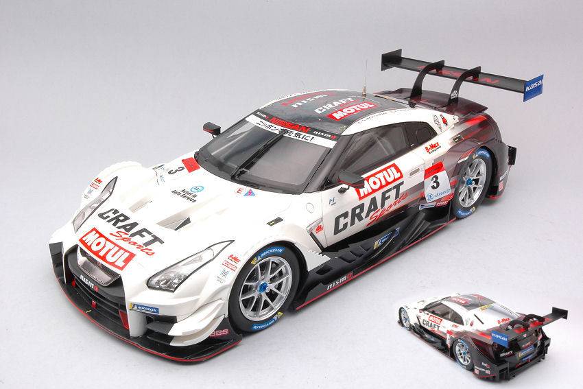 SCALE MODEL COMPATIBLE WITH NISSAN GT-R N.3 SUPER GT500 2018 S.MOTOYAMA-K.CHIYO 1:18 EBBRO EB81127