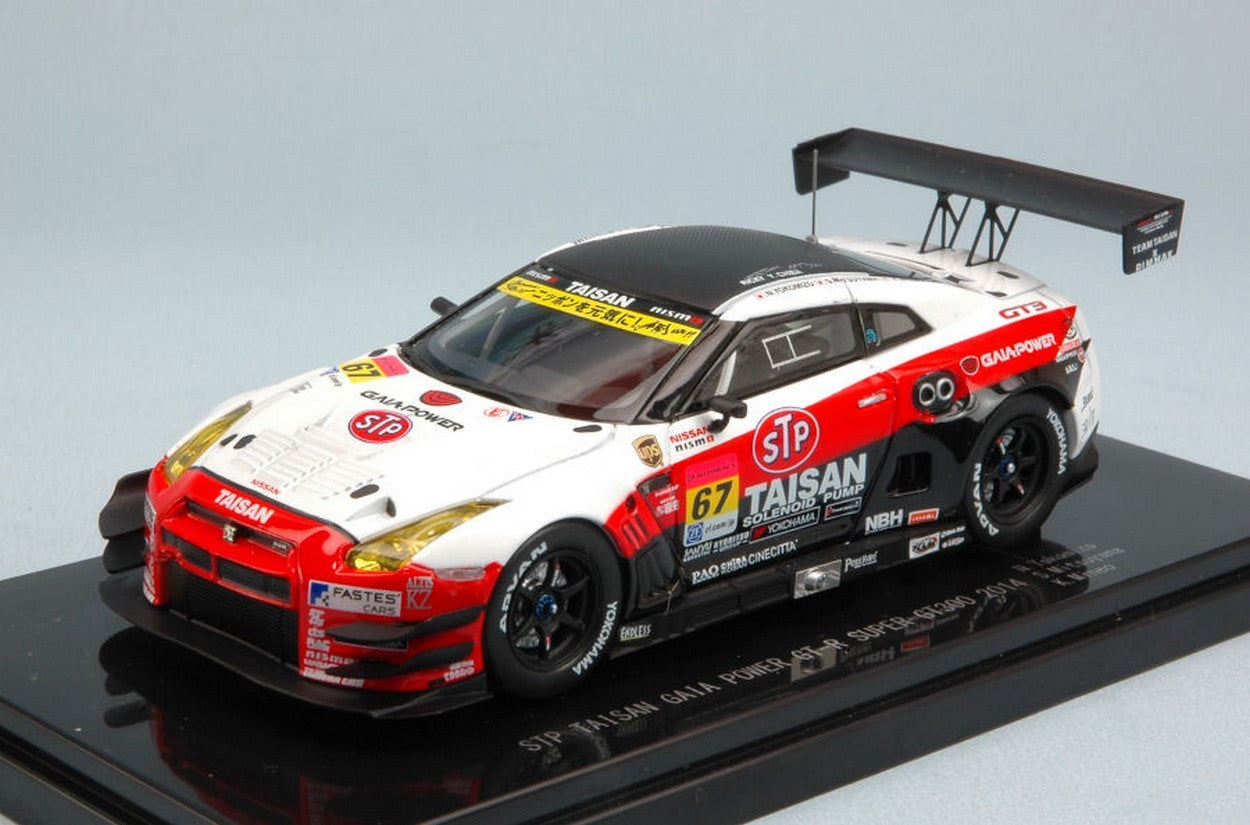 MODELLINO IN SCALA COMPATIBILE CON NISSAN GT-R N.67 SUPER GT300 2014 N.YOKOMIZO-S.MITSUYAMA-K.MINEO 1:43 EBBRO EB45085