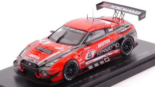 SCALE MODEL COMPATIBLE WITH NISSAN GT-R NISMO GT3 N.45 24 H NURBURGRING 2019 MATSUDA-FUJII-CORONEL-T EBBRO EB45745