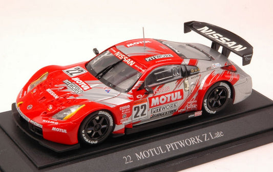 MODELLINO IN SCALA COMPATIBILE CON NISSAN MOTUL PITWORK Z N.22 GT 2004 KAQEYAMA-KRUMM 1:43 EBBRO EB43669