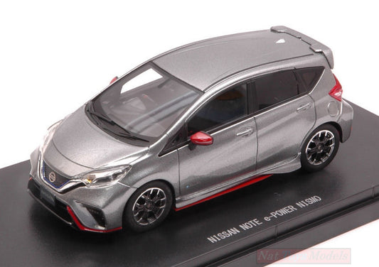 MODELLINO IN SCALA COMPATIBILE CON NISSAN NOTE e-POWER NISMO 2017 SILVERGUN 1:43 EBBRO EB45441