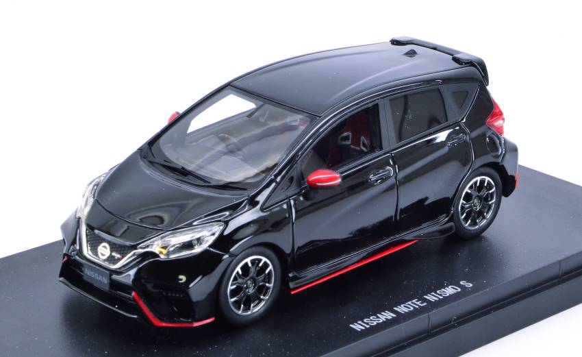 SCALE MODEL COMPATIBLE WITH NISSAN NOTE NISMO S SUPER BLACK 1:43 EBBRO EB45492