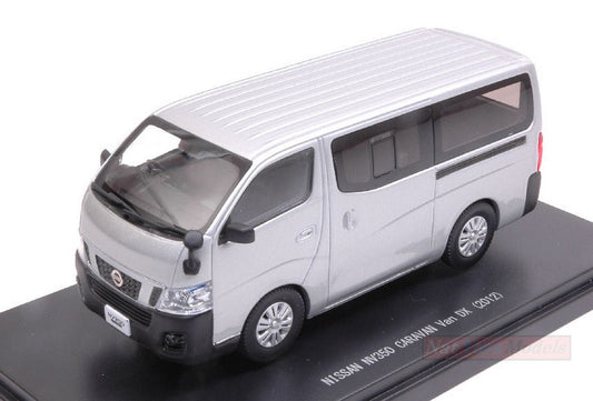 MODELLINO IN SCALA COMPATIBILE CON NISSAN NV350 CARAVAN VAN DX 2012 SILVER 1:43 EBBRO EB45595