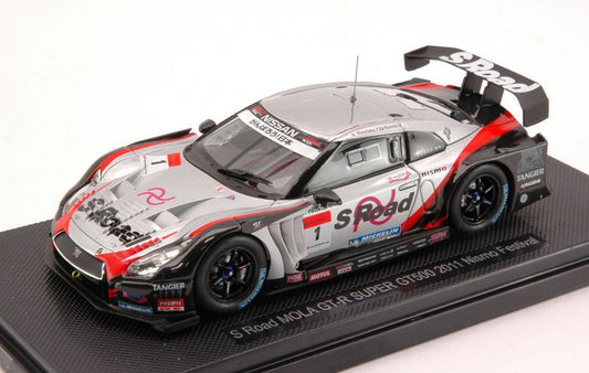 MODELLINO IN SCALA COMPATIBILE CON NISSAN R35 GT-R N.1 SUPER GT500 2011 1:43 EBBRO EB44679
