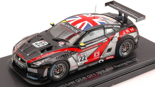 SCALE MODEL COMPATIBLE WITH NISSAN R35 GT-R N.22 ACCIDENT FIA GT1 T.TROPHY 2011 DUMBRECK-WEST.1:43 EBBRO EB44712