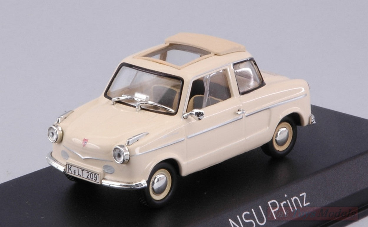 SCALE MODEL COMPATIBLE WITH NSU PRINZ 1959 BEIGE 1:43 NOREV NV831019