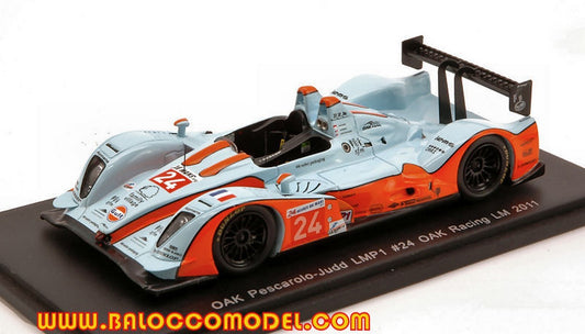 MODELLINO IN SCALA COMPATIBILE CON OAK PESCAROLO-JUDD N.24 LM 2011 1:43 SPARK MODEL S2524