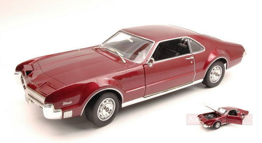 MODELLINO IN SCALA COMPATIBILE CON OLDSMOBILE TORONADO 1966 BURGUNDY 1:18 LUCKY LDC92718BG