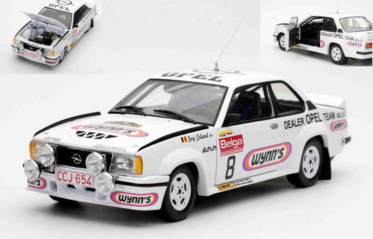 MODELE REDUIT COMPATIBLE AVEC OPEL ASCONA 400 N.8 BIANCHI RALLYE 1981 G.COLSOUL-A.LOPES 1:18 SUNSTAR SS5380