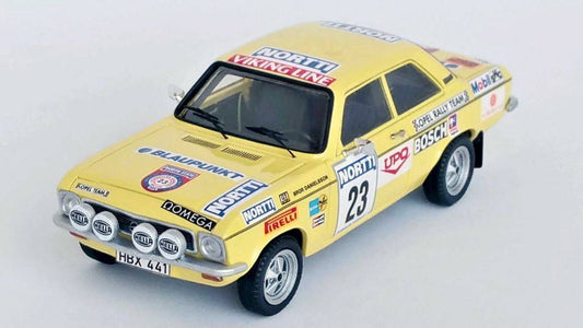 MODÈLE RÉDUIT COMPATIBLE AVEC OPEL ASCONA A RALLYE DES 1000 LACS 1974 DANIELSSON/SUNDBERG 1:43 TROFEU TFDSN48