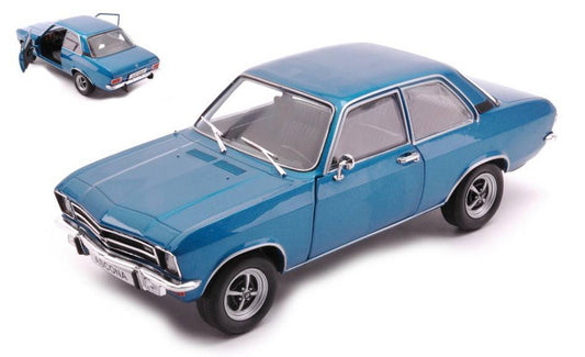 SCALE MODEL COMPATIBLE WITH OPEL ASCONA A 1.9 SR METALLIC BLUE 1:24 WHITEBOX WB124115