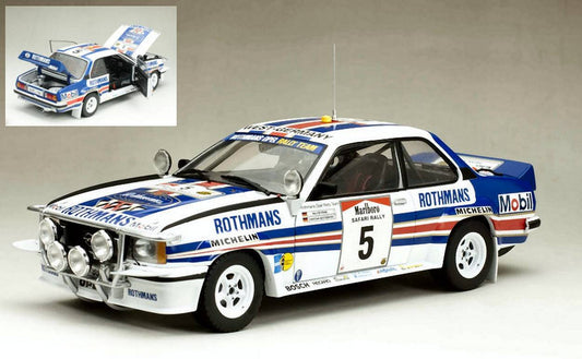 MODÈLE RÉDUIT COMPATIBLE AVEC OPEL ASCONA B 400 N.5 2ème RALLYE SAFARI 1982 W.ROHRL-C.GEISTDORFER 1:18 SUNSTAR SS5378