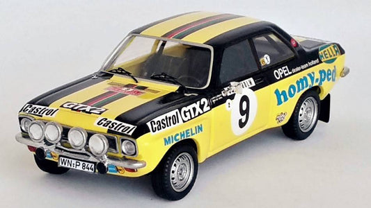 MODÈLE RÉDUIT COMPATIBLE AVEC OPEL ASCONA RALLYE DE MONTE CARLO 1975 CARLSSON/DE JONG 1:43 TROFEU TFDSN96