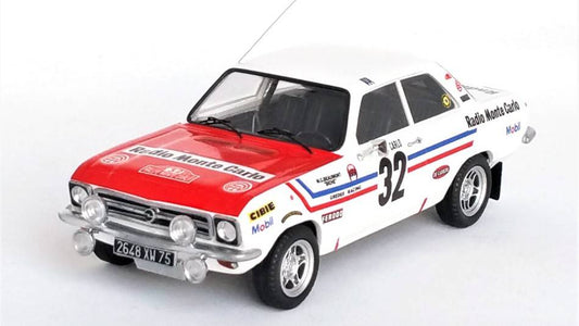MODELE REDUIT COMPATIBLE AVEC OPEL ASCONA N.32 12ème RALLYE DE MONTE CARLO 1972 BEAUMONT/BICHE 1:43 TROFEU TFDSN61