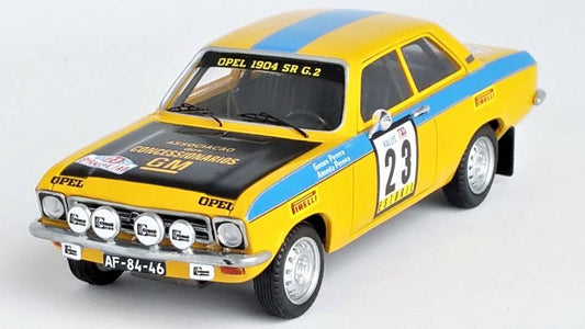 MODÈLE RÉDUIT COMPATIBLE AVEC OPEL ASCONA TAP RALLYE 1974 PEREIRA/PEREIRA 1:43 TROFEU TFDSN118