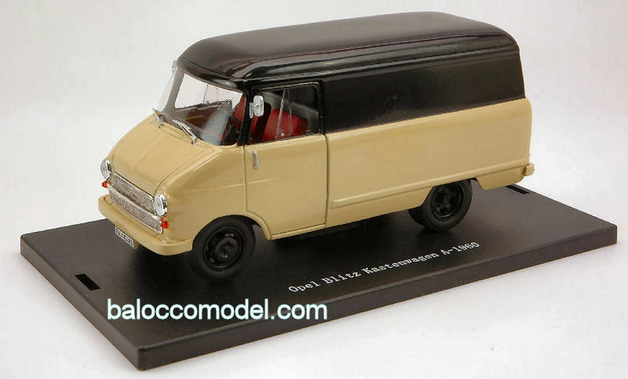 MODELLINO IN SCALA COMPATIBILE CON OPEL BLITZ KASTENWAGEN A 1960 BEIGE/BL.1:43 STARLINE STR53054