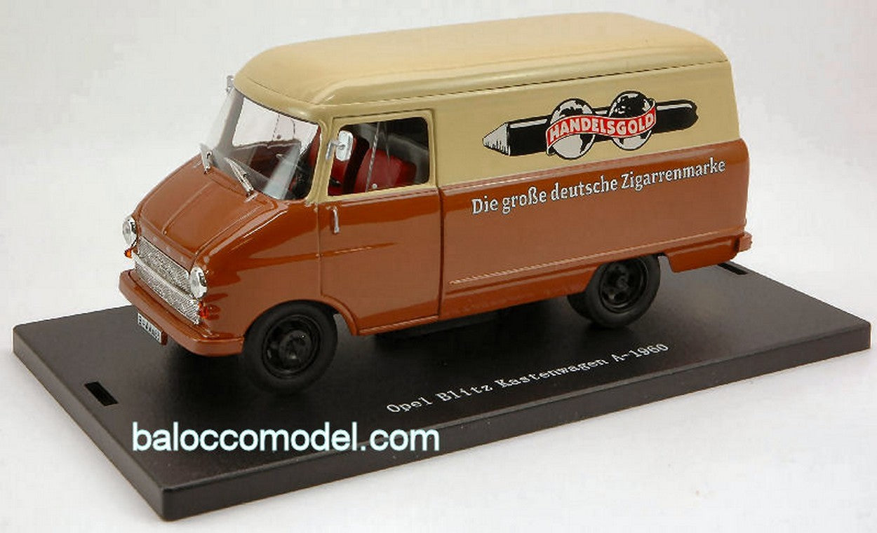 MODELLINO IN SCALA COMPATIBILE CON OPEL BLITZ KASTENWAGEN A 1960 HANDELSGOLD 1:43 STARLINE STR53051